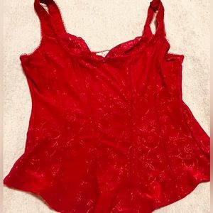 Sexy Red Atianne European Style Lingerie Top Women’s Small Club Tank